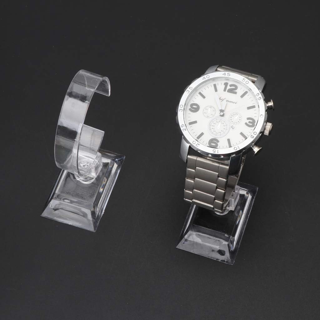 Jewelry And Watches Inc - Großhandel 10 Stück transparenter Acryl-Uhrenständer, für