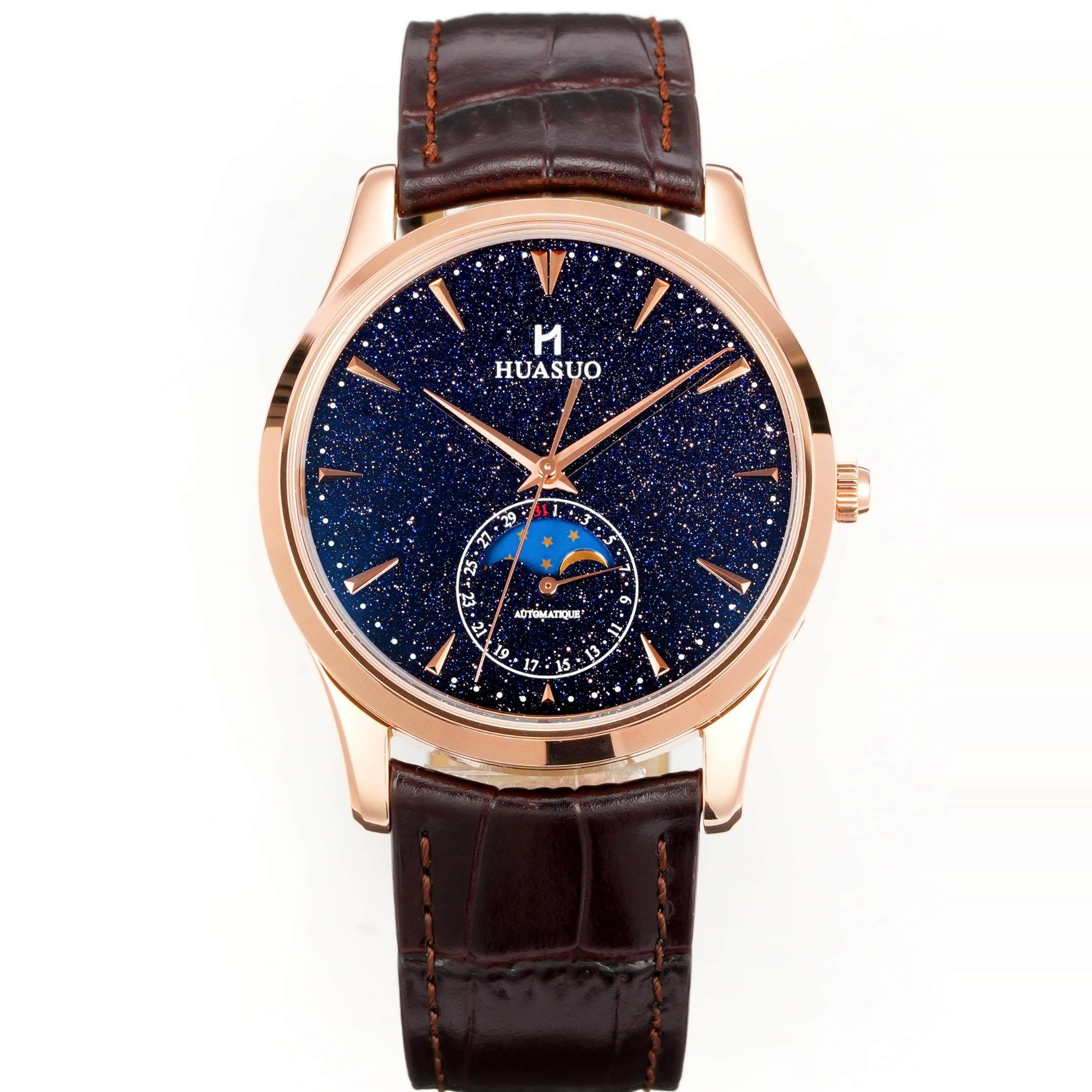 Stones Watches & Jewelry In Sweden Ab - Perfect Time Uhr Herrenuhr Blaue Sandstein-Zifferblatt