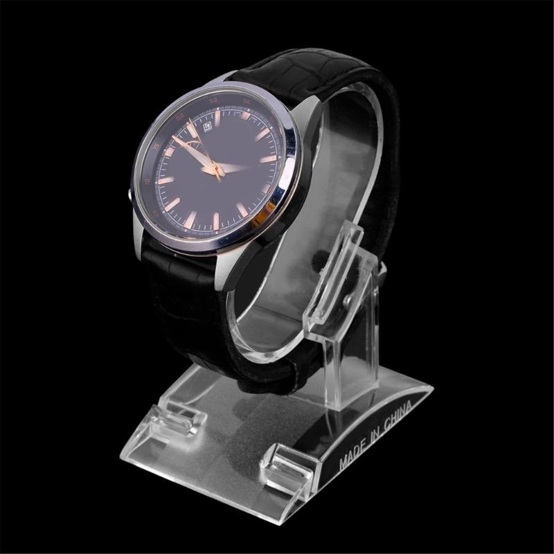 Jewelry And Watches Inc - Durchsichtiger Uhrenständer aus Kunststoff in C-Form