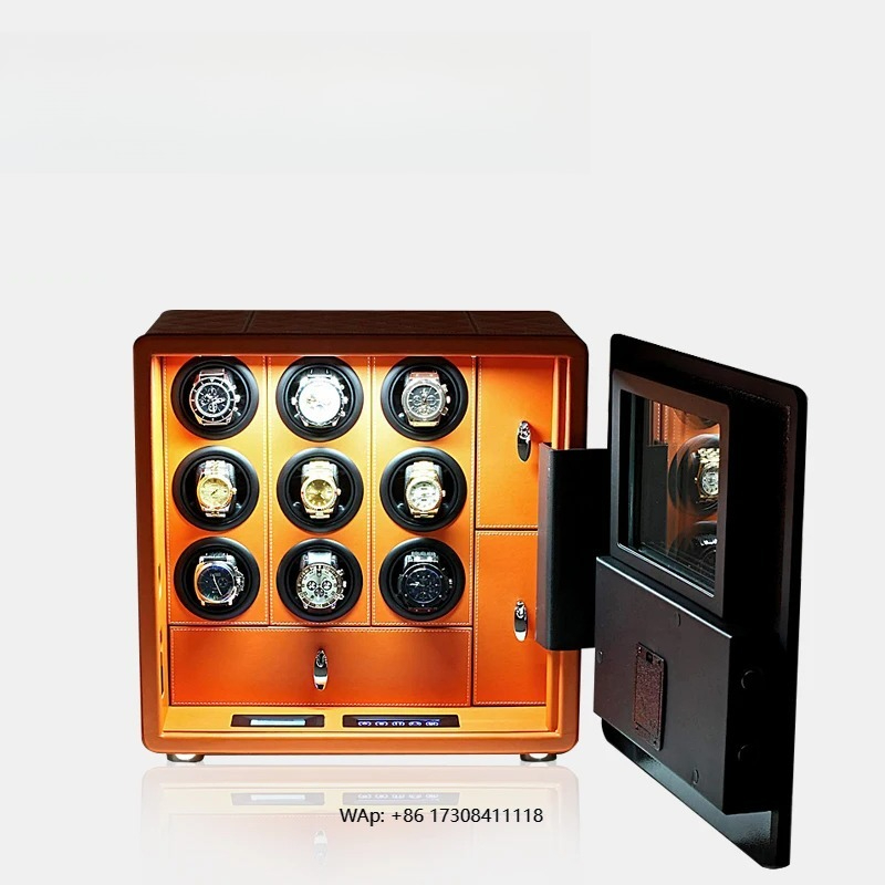 Jewelry And Watches Box - Uhrenbeweger Intelligenter Safe Automatischer Uhren-Aufbewahrungskasten aus