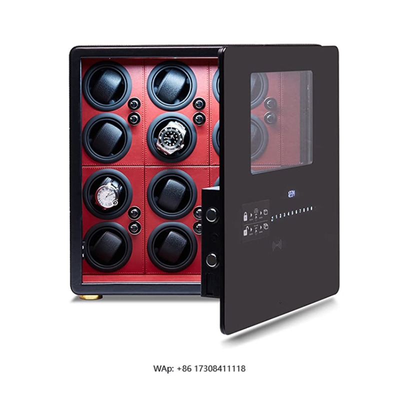 Jewelry And Watches Box - Luxuriöse Uhrenbeweger-Box mit 12 Automatik-Rotoren und