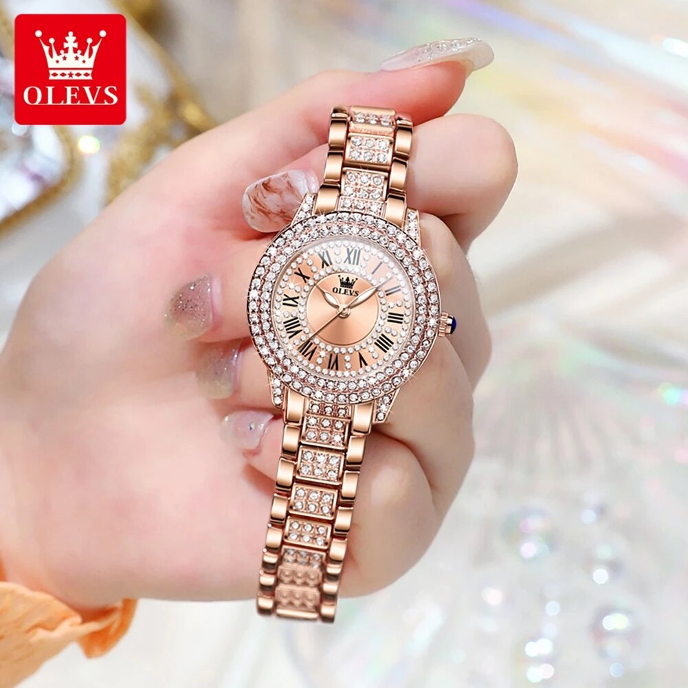 OLEVS 9943, luxuriöse Original – Jewelry Watches Gold Bewertung und Preis