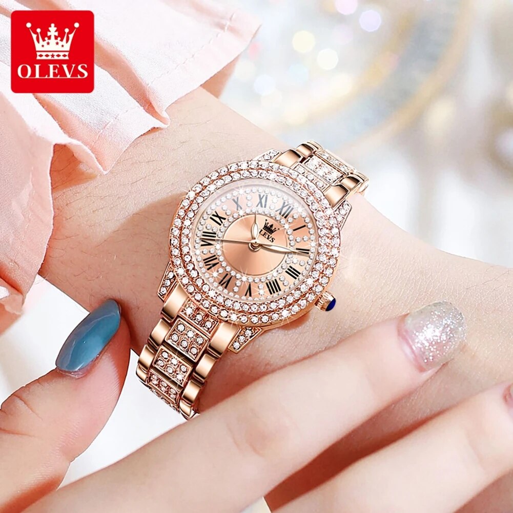 OLEVS 9943, luxuriöse Original – Jewelry Watches Gold Bewertung und Preis