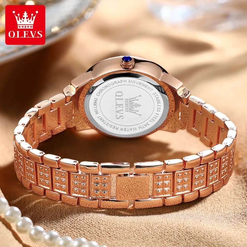 OLEVS 9943, luxuriöse Original – Jewelry Watches Gold Bewertung und Preis