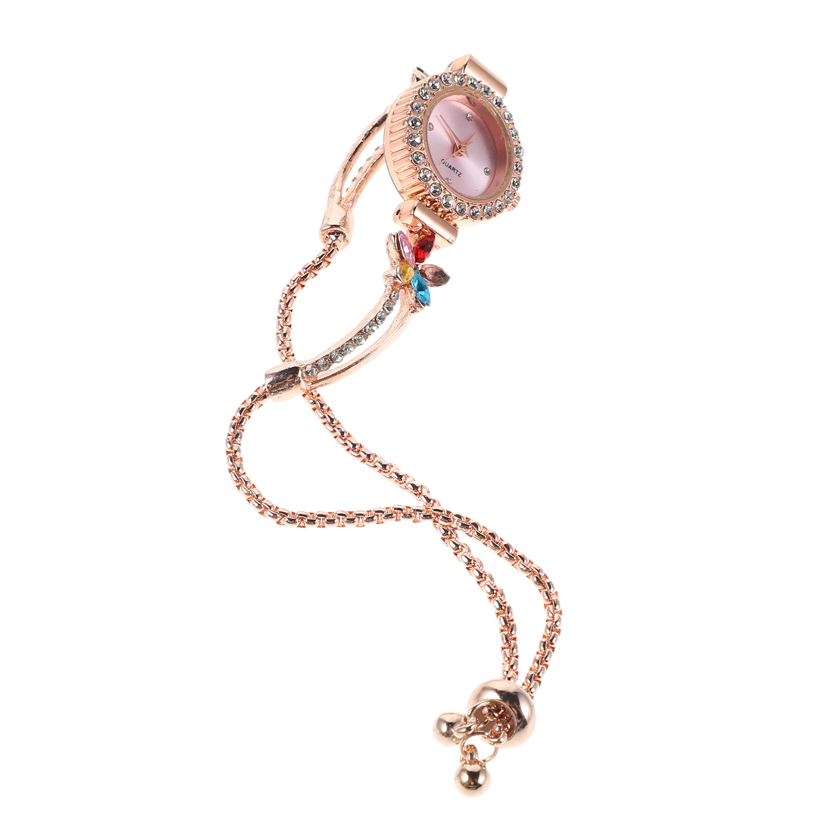 Damen-Quarzuhr mit Blumenmuste – Jewels In Quartz Watches Bewertung und Preis