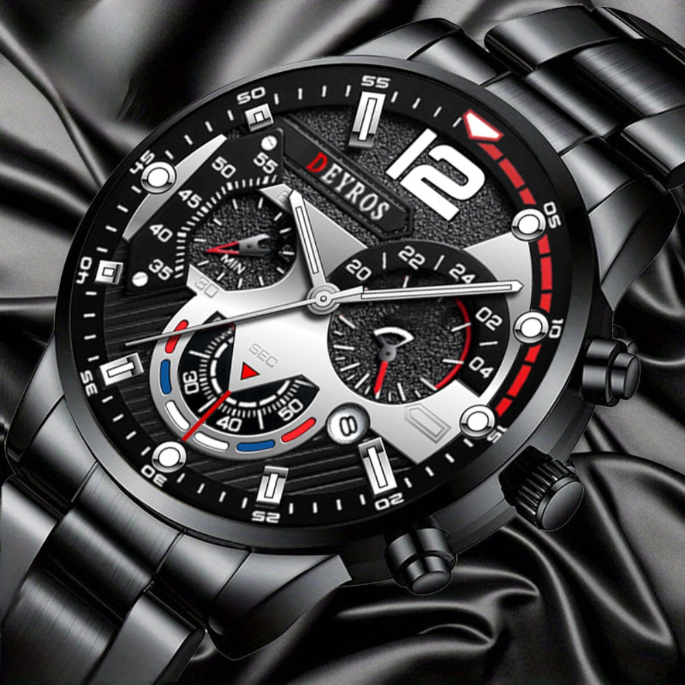 3 teile/satz Mode herren Uhr S – Best Jewelry Watches For Men Bewertung und Preis