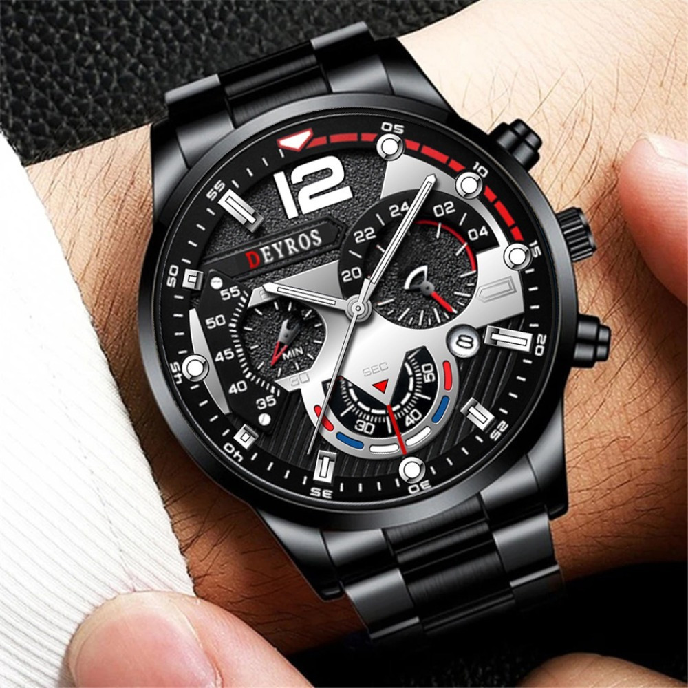 3 teile/satz Mode herren Uhr S – Best Jewelry Watches For Men Bewertung und Preis