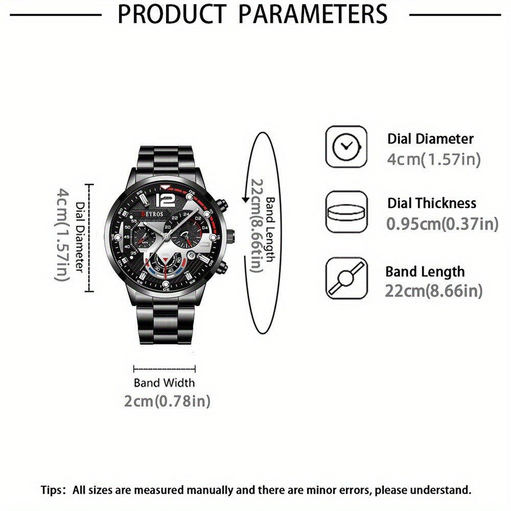 3 teile/satz Mode herren Uhr S – Best Jewelry Watches For Men Bewertung und Preis