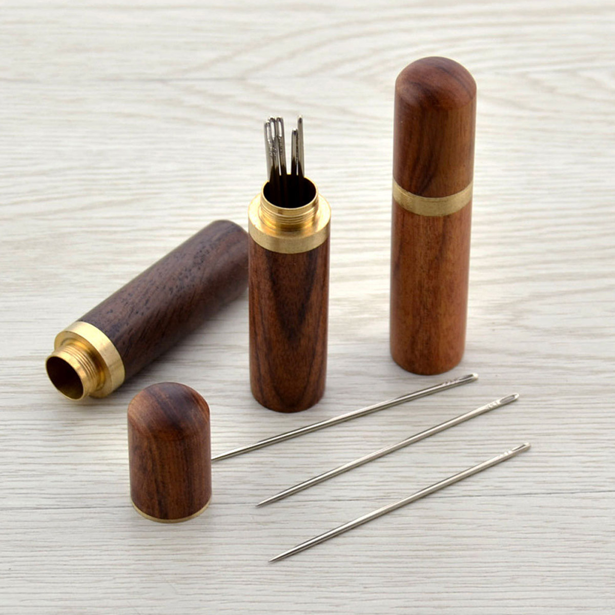 2 Stück Holz-Nadel-Aufbewahrun – Jewelry And Watches Box Bewertung und Preis