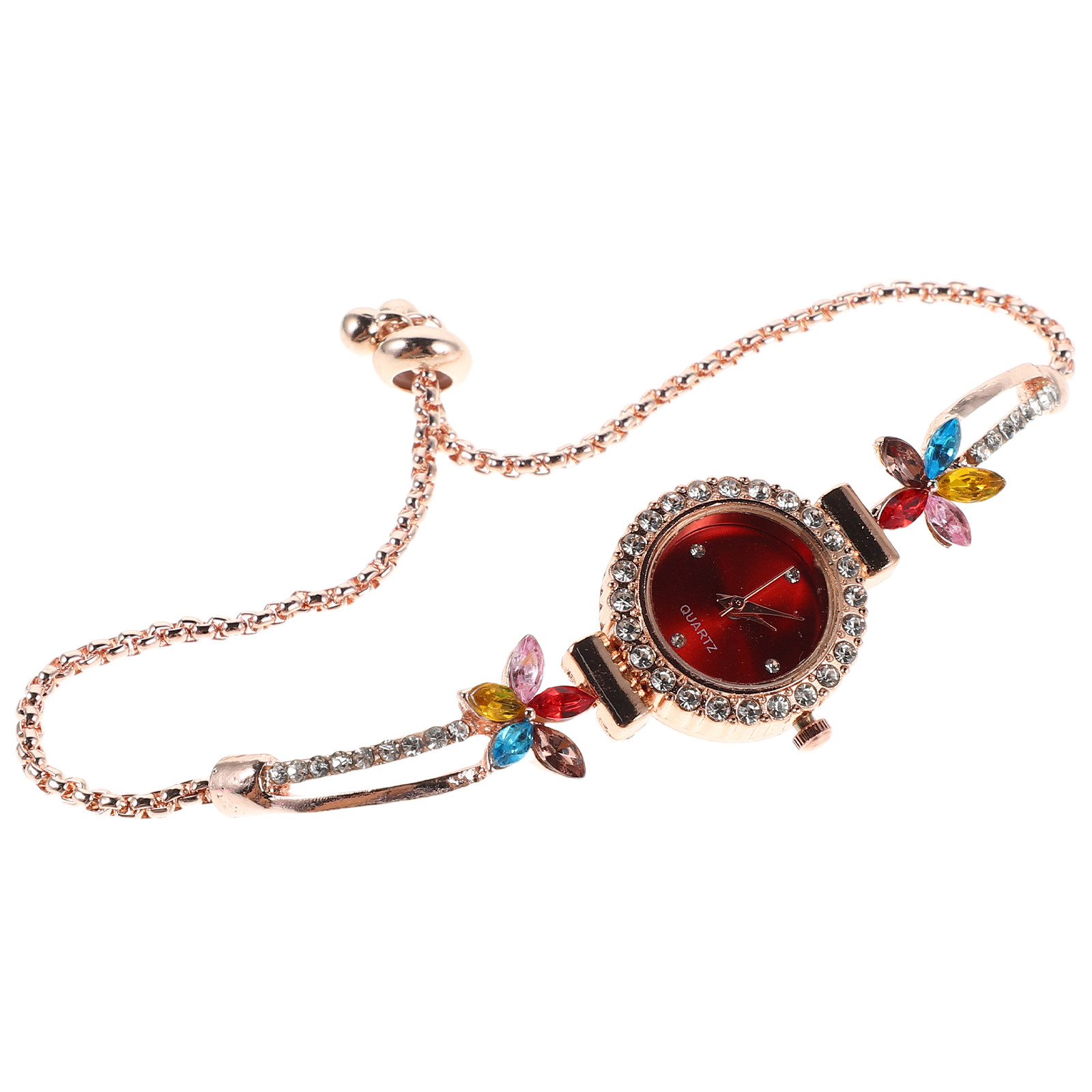 Damen-Armbanduhr mit Blumenmus – Jewels In Quartz Watches Bewertung und Preis