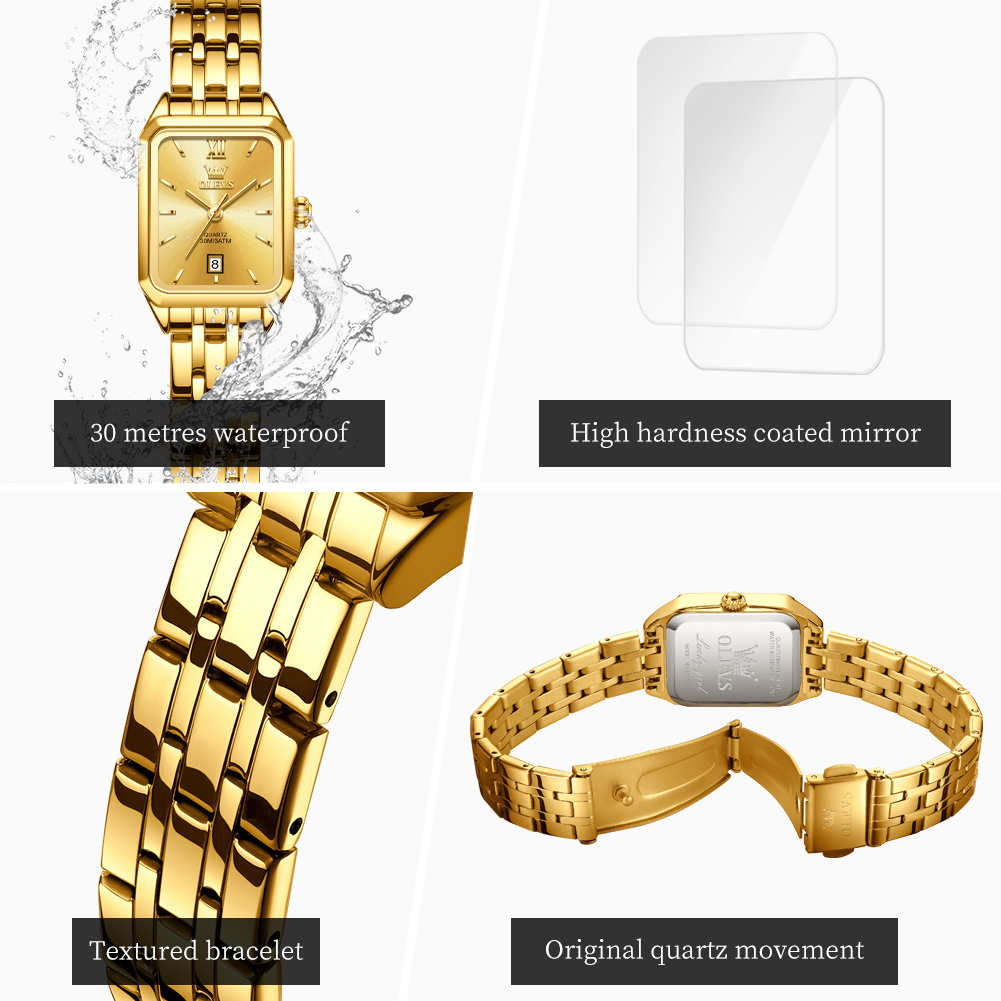 OLEVS Luxus Top Marke frauen U – Jewelry Watches Gold Bewertung und Preis