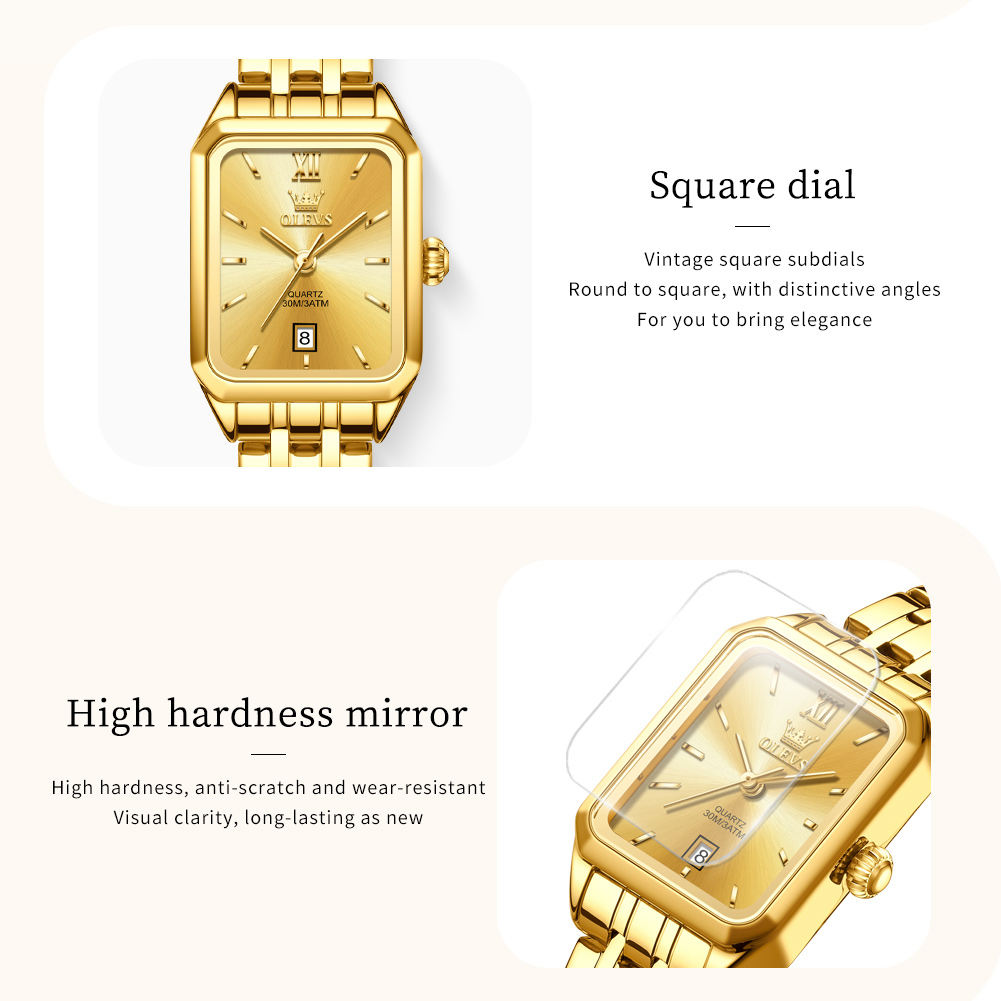 OLEVS Luxus Top Marke frauen U – Jewelry Watches Gold Bewertung und Preis