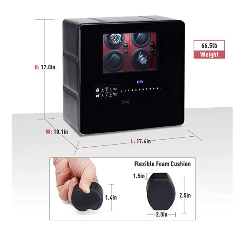 Luxuriöse Uhrenbeweger-Box mit – Jewelry And Watches Box Bewertung und Preis