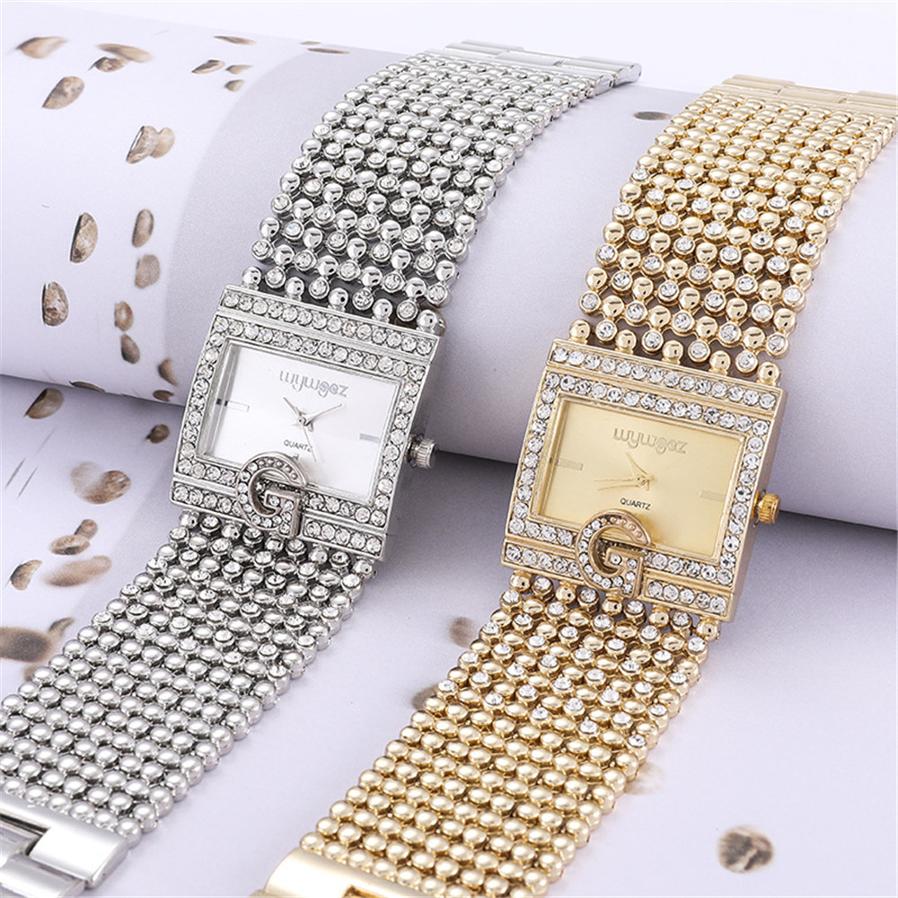Einfache quadratische Gold uhr – Jewelry Watches Gold Bewertung und Preis