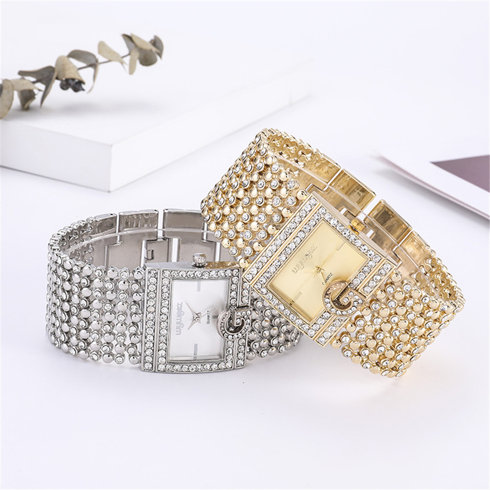 Einfache quadratische Gold uhr – Jewelry Watches Gold Bewertung und Preis