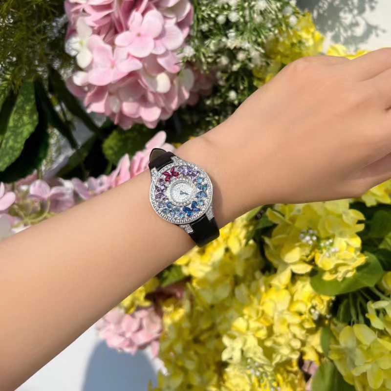 Luxuriöse Bunte Damenuhr Hochw – Jewels In Quartz Watches Bewertung und Preis