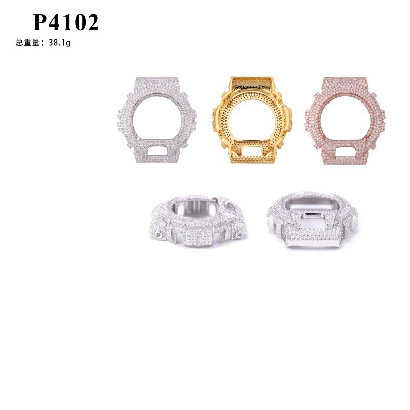 Bling Hip-Hop Uhrengehäuse: Mi – Jewelry Watches Gold Bewertung und Preis