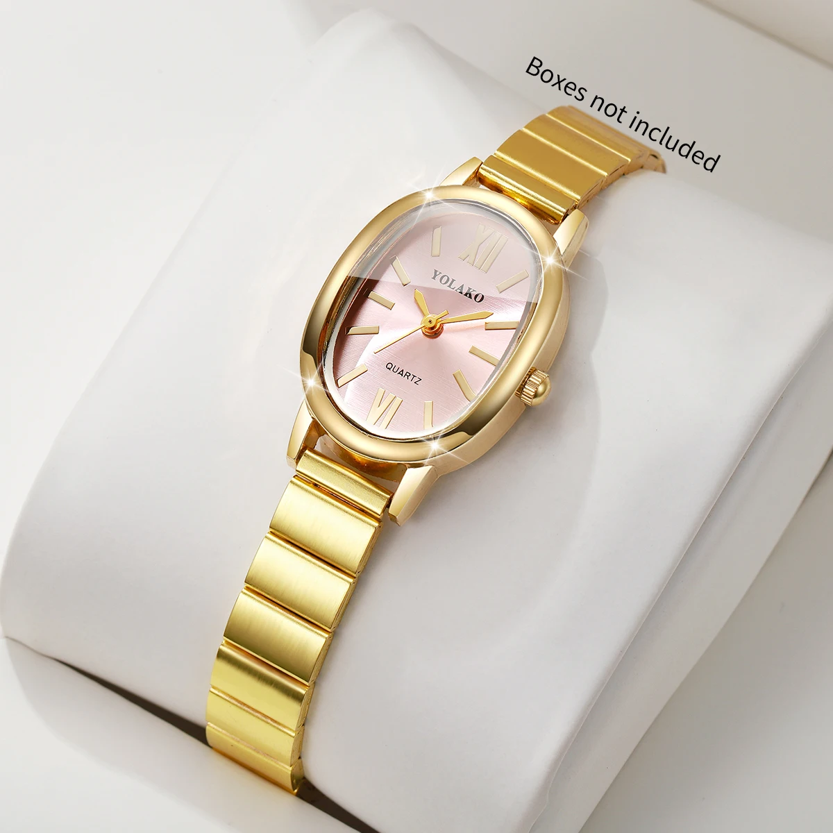 Elegante Damenuhr mit rosa Zif – Jewelry Watches Gold Bewertung und Preis