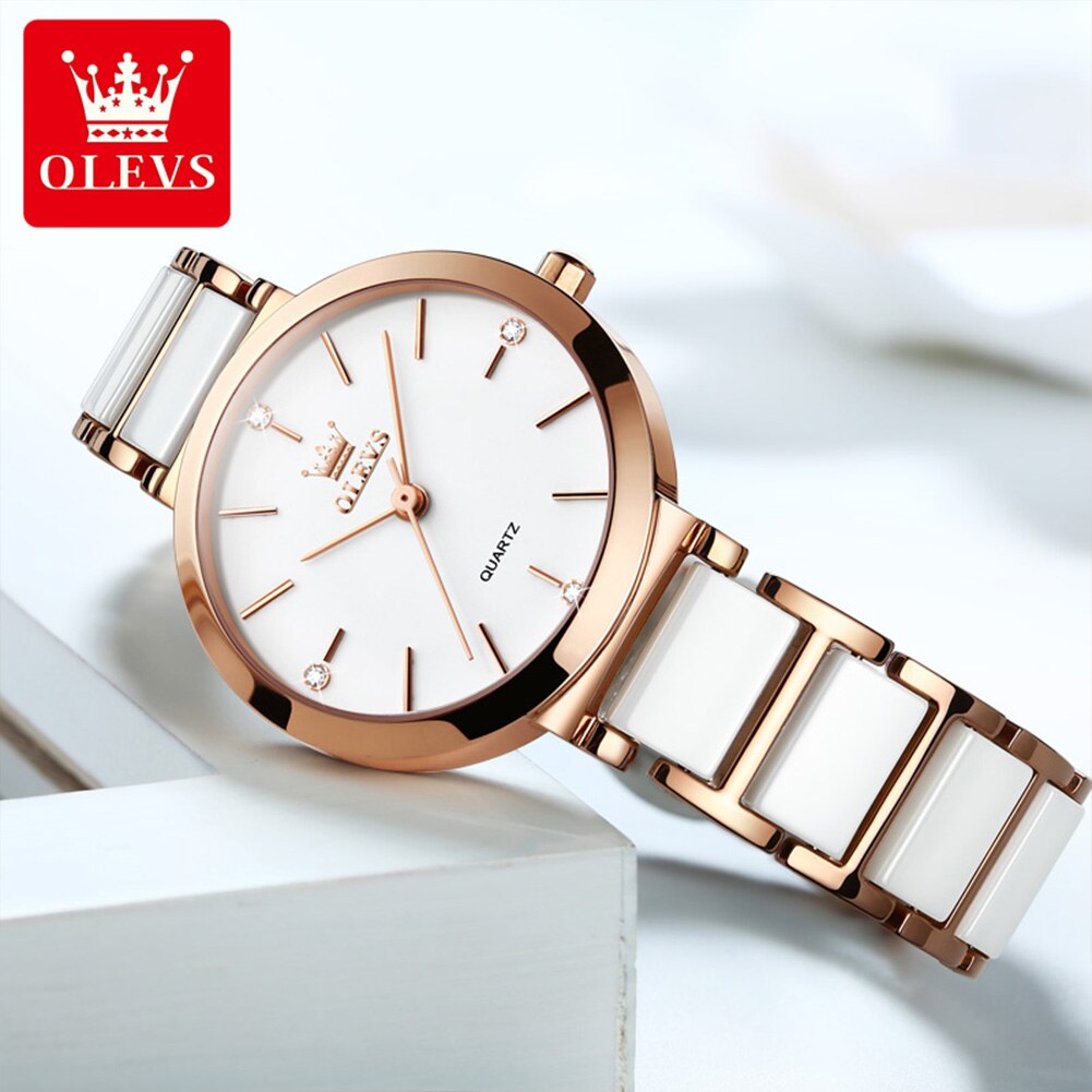 Olevs mode frauen uhren relogi – Jewelry Watches Gold Bewertung und Preis