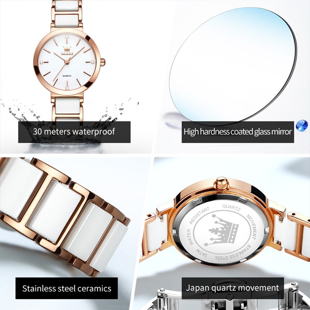Olevs mode frauen uhren relogi – Jewelry Watches Gold Bewertung und Preis