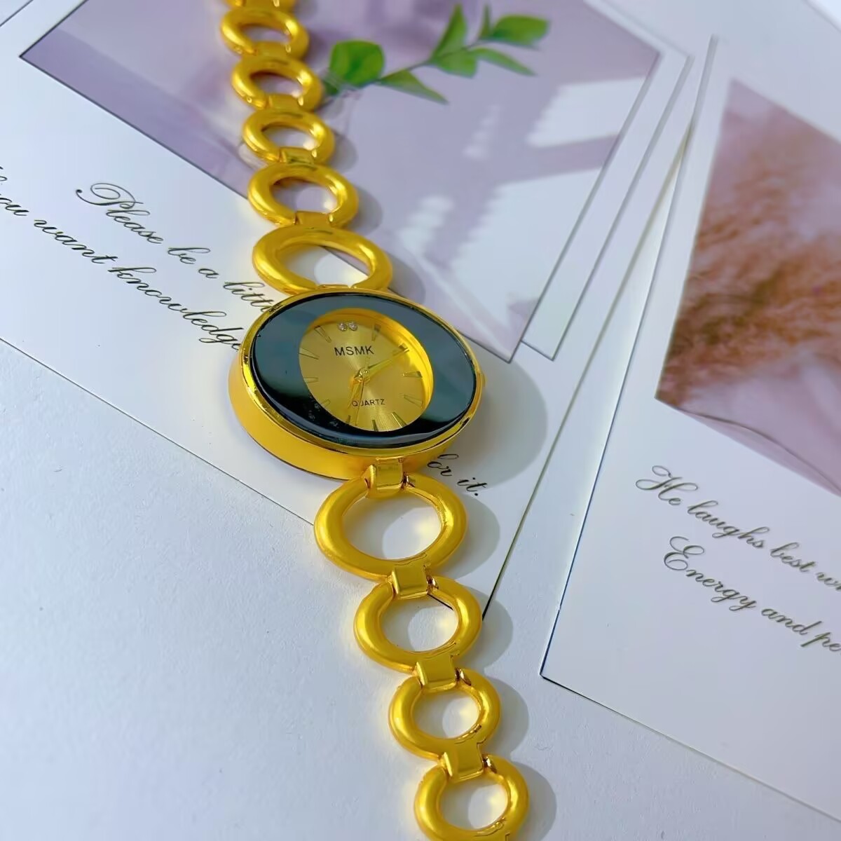 Neue amerikanische 24K vergold – Jewelry Watches Gold Bewertung und Preis