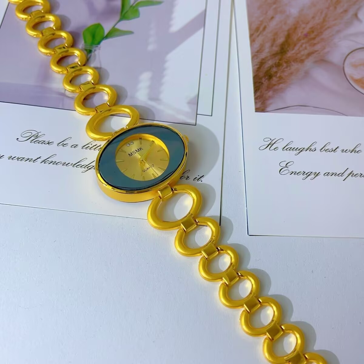 Neue amerikanische 24K vergold – Jewelry Watches Gold Bewertung und Preis